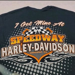 Harley Davidson Motorcycles Short Sleeve Shirt Graphic Tee T-Shirt Men's Size M